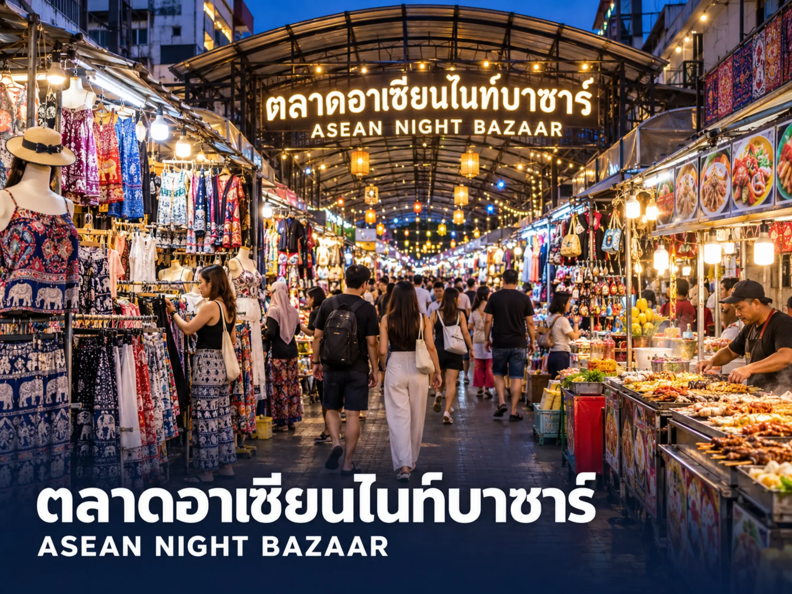 ตลาดอาเซียนไนท์บาซาร์ | South VIP Van <span class="jet-smart-filters-seo-rules-title"></span>